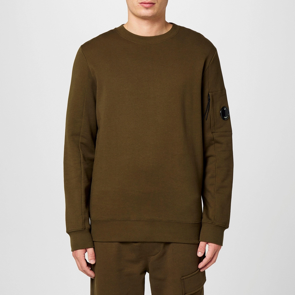 CP Company Heavyweight Lens Sweatshirt - Ivy Green 683